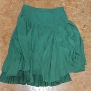 H & M Divided 36 Green Skirt